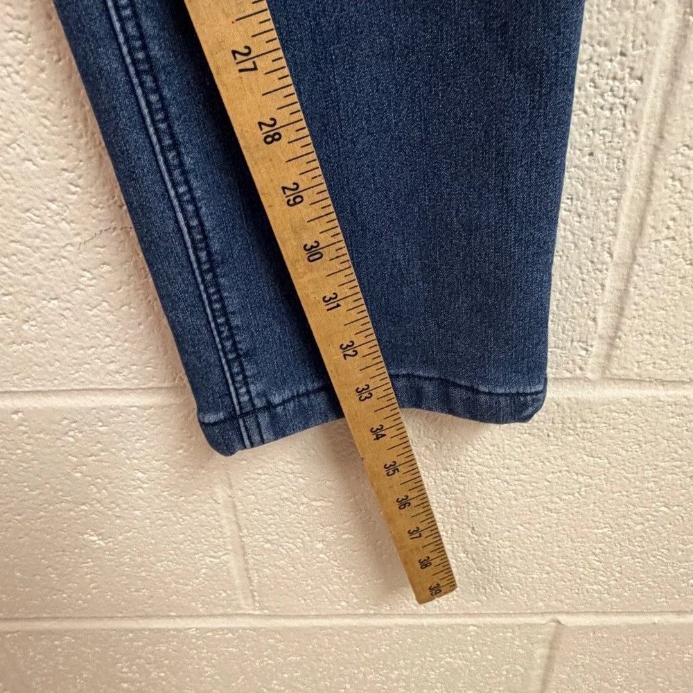 Mugsy Mens Arctics Fleece Lined Jeans 33x34 Dark Blue Stretch Winter Denim